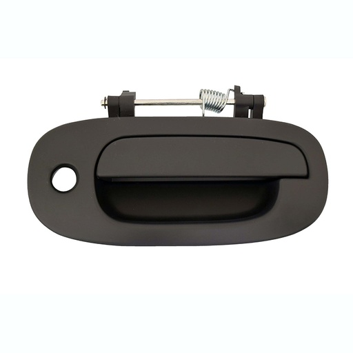 [012-0907-22] MANIJA EXTERIOR DG DAKOTA 97-99  CON HOYO PARA LLAVE LISA PARA PINTAR NEGRA PLASTICO HUSHAN Derecho Delantera  