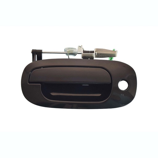 [012-0907-29] MANIJA EXTERIOR DG DAKOTA 00-01/DURANGO 98-01  CON HOYO PARA LLAVE LISA PARA PINTAR NEGRA PLASTICO HUSHAN Izquierdo Delantera  