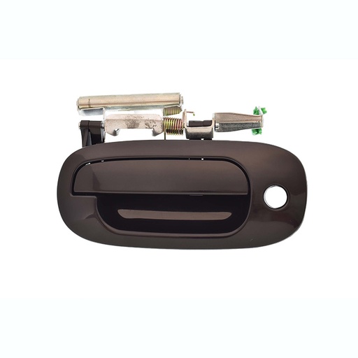 [012-0907-21] MANIJA EXTERIOR DG DAKOTA 02-04/DURANGO 02-03  CON HOYO PARA LLAVE LISA PARA PINTAR NEGRA PLASTICO HUSHAN Izquierdo Delantera  