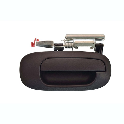 [012-0907-35] MANIJA EXTERIOR DG DAKOTA 02-04/DURANGO 02-03  SIN HOYO PARA LLAVE CORRUGADA NEGRA PLASTICO HUSHAN Derecho Delantera  