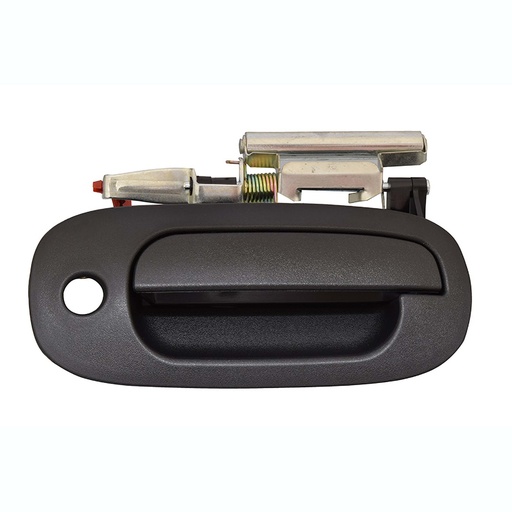 [012-0907-38] MANIJA EXTERIOR DG DAKOTA 02-04/DURANGO 02-03  CON HOYO PARA LLAVE CORRUGADA NEGRA PLASTICO HUSHAN Derecho Delantera  