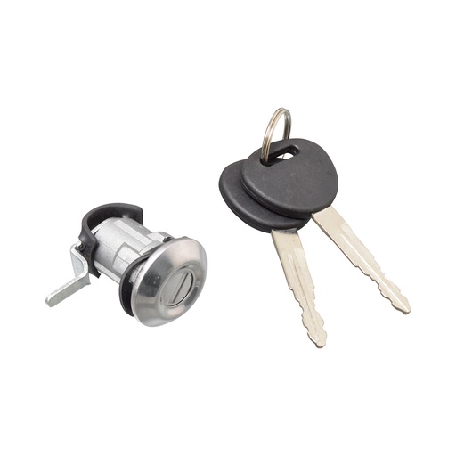 [224-0910-00] CILINDRO PARA PUERTA DG H100 02-05  1 PIEZA METAL CROMO TIPO ORIGINAL Derecho Delantera  
