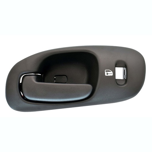 [012-0707-05] MANIJA INTERIOR DG INTREPID 98-04  CON HOYO PARA SEGURO NEGRO PLASTICO HUSHAN Izquierdo Delantera  