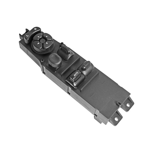 [222-0916-04] CONTROL ELECTRICO DG RAM 02-08  DE ELEVADOR 16 PINS 4 TECLAS NEGRO CON CONTROL PARA ESPEJO 12VCC MANIJAUTO    