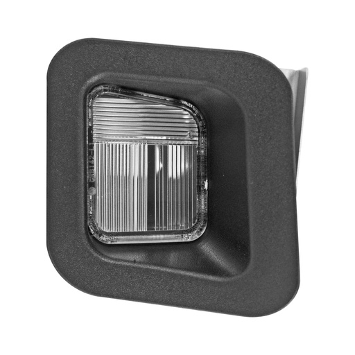 [500-0916-09] CUBIERTA LUZ DE PLACA DG RAM 02-18  1 PIEZA NEGRA HUSHAN Izquierdo Trasera  