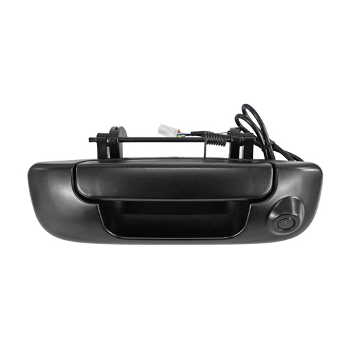 [105375] MANIJA DE TAPA DG RAM 1500/2500 02-08  SIN HOYO PARA LLAVE CON CAMARA INTEGRADA C/CABLEADO P/ADAPTAR 8MTS CORRUGADA NEGRO PLASTICO HUSHAN    