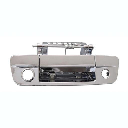 [012-0916-40] MANIJA DE TAPA DG RAM 1500/2500 09-12  CON HOYOS PARA LLAVE Y CAMARA CROMO PLASTICO HUSHAN    