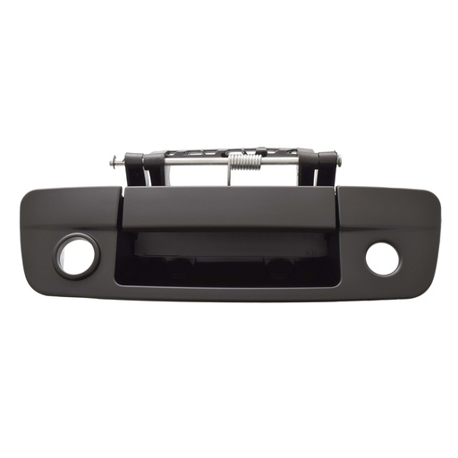 [012-0916-44] MANIJA DE TAPA DG RAM 1500/2500 09-12  CON HOYOS PARA LLAVE Y CAMARA LISA NEGRA PLASTICO HUSHAN    