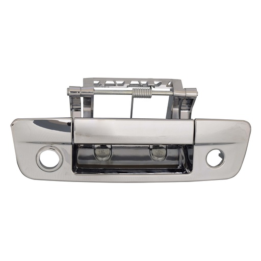[012-0916-74] MANIJA DE TAPA DG RAM 1500/2500 13-17  CON HOYOS PARA LLAVE Y CAMARA CROMO PLASTICO HUSHAN    