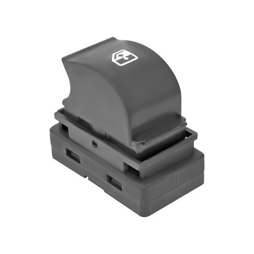 [222-1102-01] CONTROL ELECTRICO FT PALIO 05-16/UNO 10-18/STRADA 05-14  DG VISION 15-18/RAM 700 15-20  DE ELEVADOR 4 PINS 1 TECLA NEGRO 12VCC MANIJAUTO    