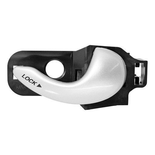 [012-1102-12] MANIJA INTERIOR FT PALIO ADVENTURE/SEDAN 01-04  PLATA PLASTICO HUSHAN Derecho Delantera  