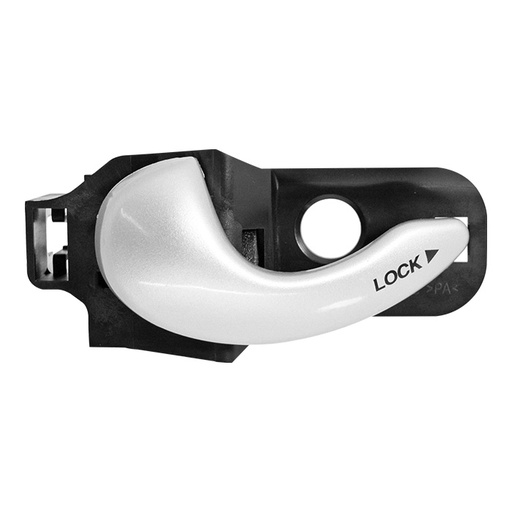[012-1102-13] MANIJA INTERIOR FT PALIO ADVENTURE/SEDAN 01-04  PLATA PLASTICO HUSHAN Izquierdo Delantera  