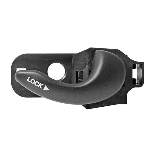 [012-1102-08] MANIJA INTERIOR FT PALIO ADVENTURE/SEDAN 01-04  CORRUGADA NEGRA PLASTICO HUSHAN Derecho Delantera  