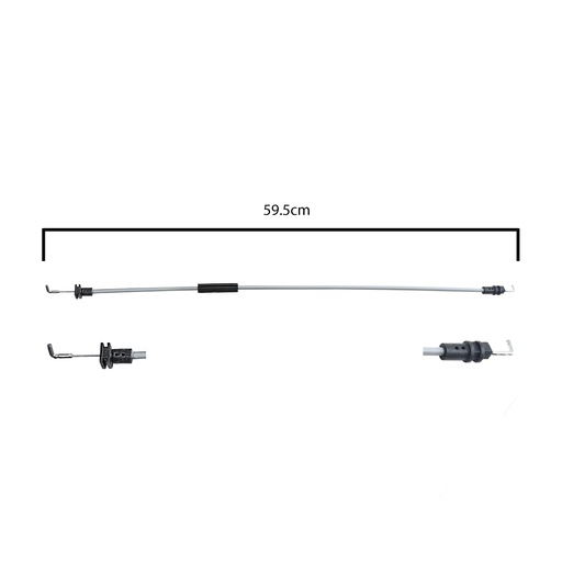 [108246] CHICOTE CERRADURA FT UNO 15-20  59.5CM GENERICA Derecho Delantera  
