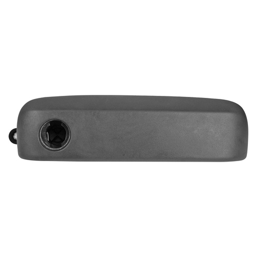 [012-0916-80] MANIJA EXTERIOR FT UNO 15-20  RAM PROMASTER RAPID 17-20  CON HOYO PARA LLAVE CORRUGADA NEGRA PLASTICO GENERICA Derecho Delantera  