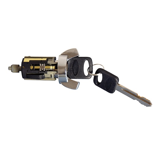[70157] CILINDRO DE ENCENDIDO FD RANGER 89-94/EXPLORER 91-94/AEROSTAR 86-92  METAL CROMADO 12VCC TIPO ORIGINAL    