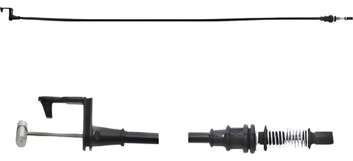 [001-1205-02] CHICOTE CERRADURA FD COURIER 01-12  2 PUERTAS 92 CM HUSHAN Derecho/Izquierdo Delantera  