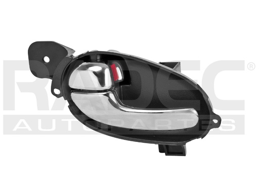 [012-0647-07] MANIJA INTERIOR CV TRAIL BLAZER  GM ENVOY  OD BRAVADA  BK RAINIER 02-09  IZ ASCENDER 03-08  CROMO PLASTICO HUSHAN Izquierdo Delantera/Trasera  