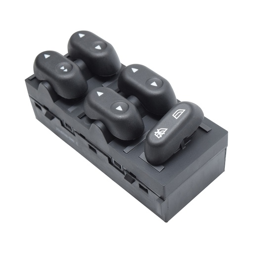 [222-1215-13] CONTROL ELECTRICO FD F-150/F-250/LOBO 04-08/EXPEDITION 03-06/GRAND MARQUIS/CROWN VICTORIA 03-08  LC MARK LT 06-08  DE ELEVADOR 11 PINS 5 TECLAS NEGRO 12VCC MANIJAUTO    