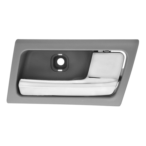 [012-1223-08] MANIJA INTERIOR FD GRAND MARQUIS/CROWN VICTORIA 03-11  GRIS/CROMO PLASTICO HUSHAN Derecho Delantera/Trasera  