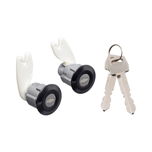[224-1230-00] CILINDRO PARA PUERTA FD RANGER 93-97/EXPLORER 91-94/ECONOLINE 92-96  MR COUGAR 91-95  FD F-150/F-250 92-96/MUSTANG 94-95  JUEGO METAL NEGRO TIPO ORIGINAL    