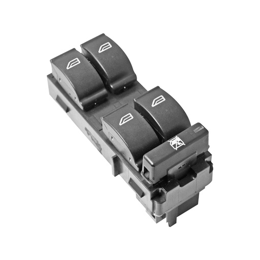 [222-1208-09] CONTROL ELECTRICO FD ECOSPORT 08-12  DE ELEVADOR 17 PINS 5 TECLAS NEGRO 12VCC    