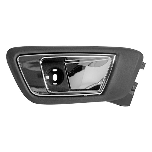[012-1217-44] MANIJA INTERIOR FD FIESTA 11-19/ECOSPORT 13-17  CROMADA/NEGRA PLASTICO HUSHAN Derecho Trasera  