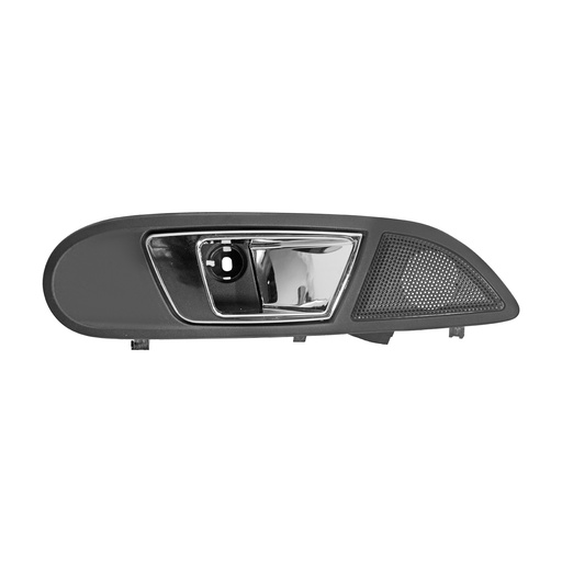 [012-1217-40] MANIJA INTERIOR FD FIESTA 11-19/ECOSPORT 13-17  SIN HOYO CROMADA/NEGRA PLASTICO HUSHAN Derecho Delantera  