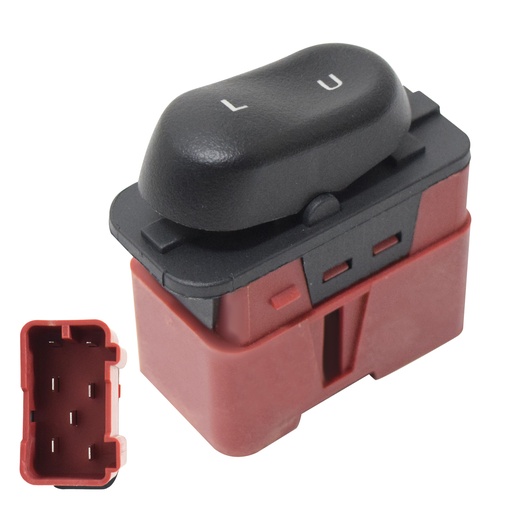 [222-1215-06] CONTROL ELECTRICO FD F-150/F-250/LOBO 97-03/SUPER DUTY 99-04/EXCURSION 00-07/EXPEDITION 97-02  DE SEGURO 7 PIN 1 TECLA NEGRO 12VCC Derecho Delantera  