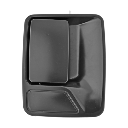 [012-1232-14] MANIJA EXTERIOR FD SUPER DUTY F-250/F-350/F-450/F-550 99-16/EXCURSION 00-07  SIN HOYO PARA LLAVE LISA PARA PINTAR NEGRA PLASTICO HUSHAN Derecho Delantera/Trasera  