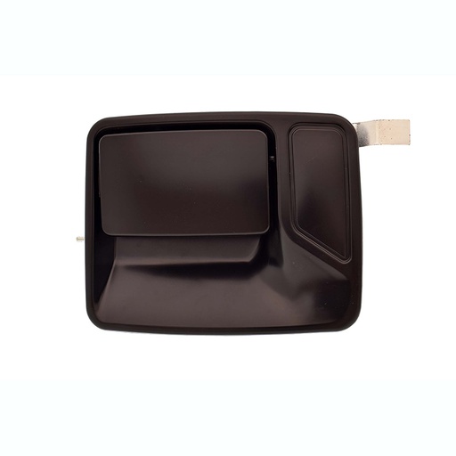 [012-1232-15] MANIJA EXTERIOR FD SUPER DUTY F-250/F-350/F-450/F-550 99-16/EXCURSION 00-07  LISA PARA PINTAR NEGRA PLASTICO HUSHAN Izquierdo Trasera  