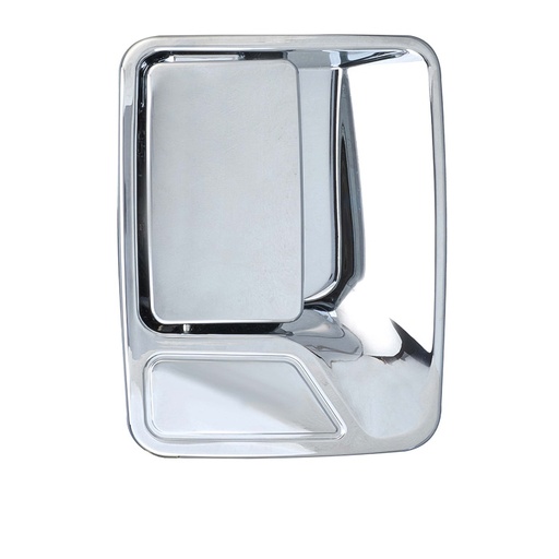 [012-1232-18] MANIJA EXTERIOR FD SUPER DUTY F-250/F-350/F-450/F-550 99-16/EXCURSION 00-07  SIN HOYO PARA LLAVE CROMADA PLASTICO HUSHAN Derecho Delantera/Trasera  