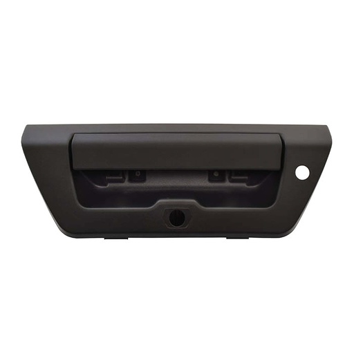 [012-1215-50] MANIJA DE TAPA FD F-150/LOBO XLT 15-20  MANUAL CON HOYO PARA CAMARA CON HOYO PARA LUZ LED CORRUGADA NEGRO PLASTICO HUSHAN    