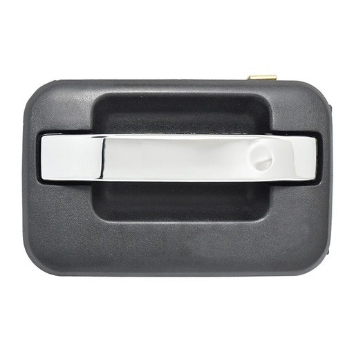 [012-1215-43] MANIJA EXTERIOR FD F-150/LOBO 09-14  CORRUGADA NEGRA/CROMO HUSHAN Izquierdo Trasera  