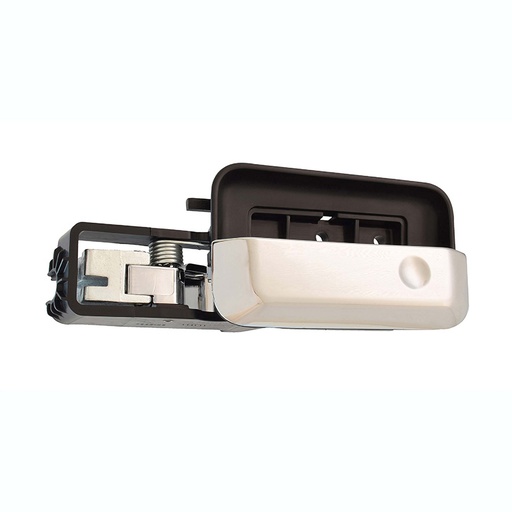 [012-1226-11] MANIJA INTERIOR FD F-150 REGULAR CAB/CREW CAB/LOBO REGULAR CAB/CREW CAB 04-08  SEGURO MANUAL CROMO PLASTICO HUSHAN Izquierdo Delantera/Trasera  