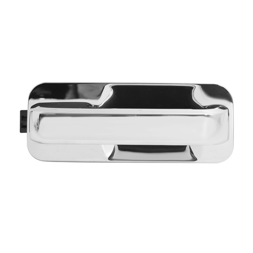 [012-1215-60] MANIJA EXTERIOR FD F-150/F-250/LOBO 15-20/SUPER DUTY 17-20  SIN HOYO PARA LLAVE SIN SENSOR CROMADA PLASTICO HUSHAN Derecho Delantera/Trasera  
