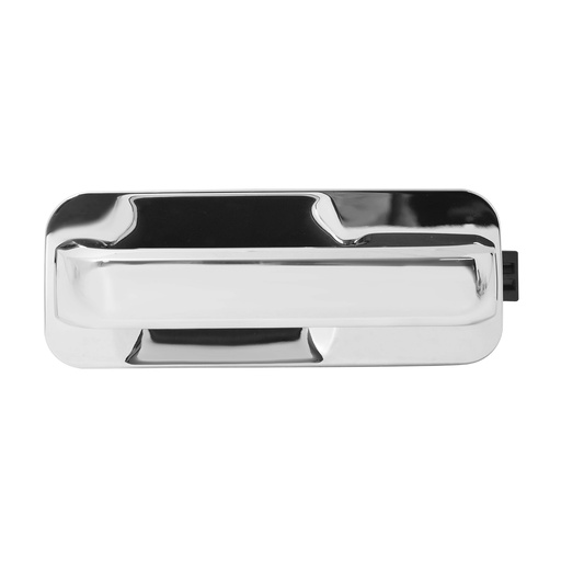 [012-1215-77] MANIJA EXTERIOR FD F-150/F-250/LOBO 15-20/SUPER DUTY 17-20  SIN SENSOR LISA CROMADA PLASTICO HUSHAN Izquierdo Trasera  
