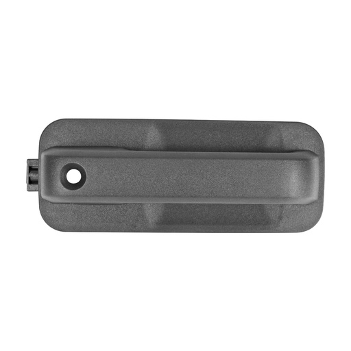 [012-1215-70] MANIJA EXTERIOR FD F-150/F-250/LOBO 15-20/SUPER DUTY 17-20  CON HOYO PARA LLAVE SIN SENSOR CORRUGADA NEGRA PLASTICO HUSHAN Derecho Delantera  