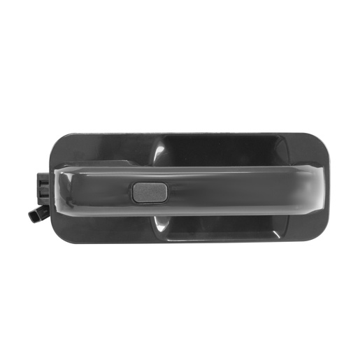 [107928] MANIJA EXTERIOR FD F-150/F-250/LOBO 15-20/SUPER DUTY 17-20/LOBO RAPTOR 15-20  SIN HOYO PARA LLAVE CON SENSOR 4 PINS LISA NEGRA PLASTICO HUSHAN Derecho Delantera  