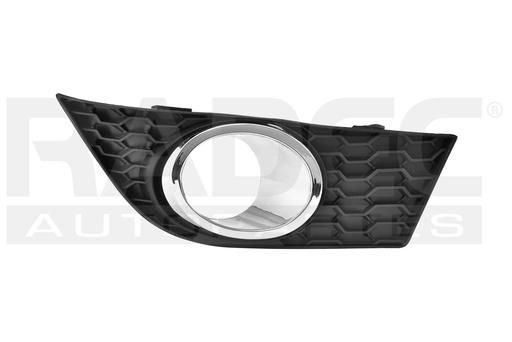 [003-0604-36] REJILLA FASCIA DELANTERA CV AVEO 17-18 F/CROMADO LTZ L4 4 CILINDROS 4 PUERTAS DER