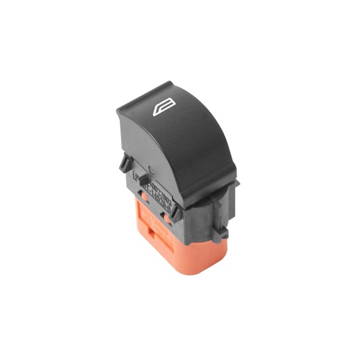 [222-1219-06] CONTROL ELECTRICO FD FOCUS 12-14/FIESTA 11-19  DE ELEVADOR 6 PINS 1 TECLA NEGRO 12VCC MANIJAUTO    