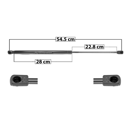 [004-1217-07] AMORTIGUADOR 5TA PUERTA FD FIESTA HATCHBACK 11-19  54.5 28 22.8 ENTRADA TIPO 9 ENTRADA 2 TIPO 9 295 66.32 30.08 355 79.81 36.2 MANIJAUTO SP-6907 Derecho/Izquierdo   