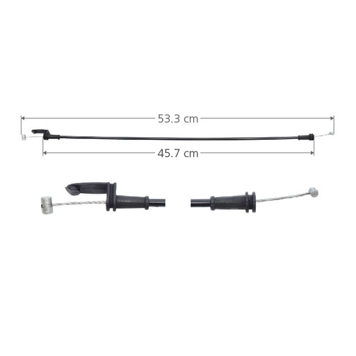 [96499] CHICOTE CERRADURA FD FOCUS 99-09  4 PUERTAS 53.3CM Derecho/Izquierdo Delantera  