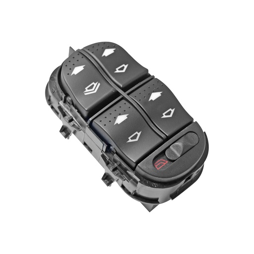 [222-1219-09] CONTROL ELECTRICO FD FOCUS 05-07  DE ELEVADOR 15 PINS 5 TECLAS NEGRO 12VCC MANIJAUTO    