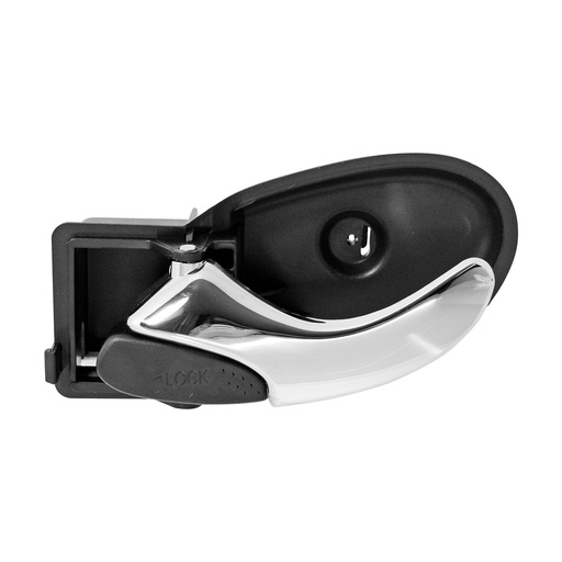 [012-1219-71] MANIJA INTERIOR FD FOCUS 05-06  CROMADA/NEGRA HUSHAN Izquierdo Delantera/Trasera  