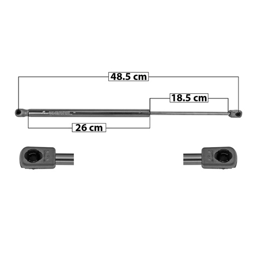 [60108] AMORTIGUADOR 5TA PUERTA FD FOCUS HATCHBACK 07-11  48.5 26 18.5 ENTRADA TIPO 1 ENTRADA 2 TIPO 9 500 112.4 50.98 560 125.89 57.1 MANIJAUTO 7803 Derecho/Izquierdo   