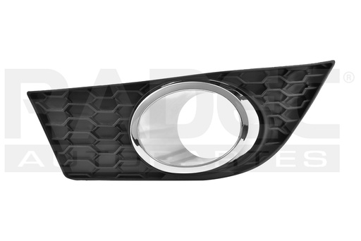 [003-0604-37] REJILLA FASCIA DELANTERA CV AVEO 17-18 F/CROMADO LTZ L4 4 CILINDROS 4 PUERTAS IZQ