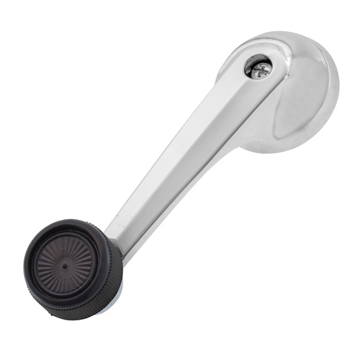 [012-1228-12] MANIJA DE ELEVAR FD MUSTANG 74-78/GRANADA 75-82/PINTO 72-80  MR COUGAR 74-82/BOBCAT 72-80  PERILLA NEGRA ZINC CROMO REMACHE DE METAL HUSHAN    