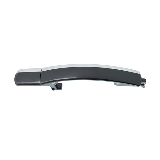 [012-1227-18] MANIJA EXTERIOR FD MONDEO 01-07  SIN HOYO PARA LLAVE LISA PARA PINTAR NEGRA/CROMO PLASTICO HUSHAN Derecho Delantera/Trasera  