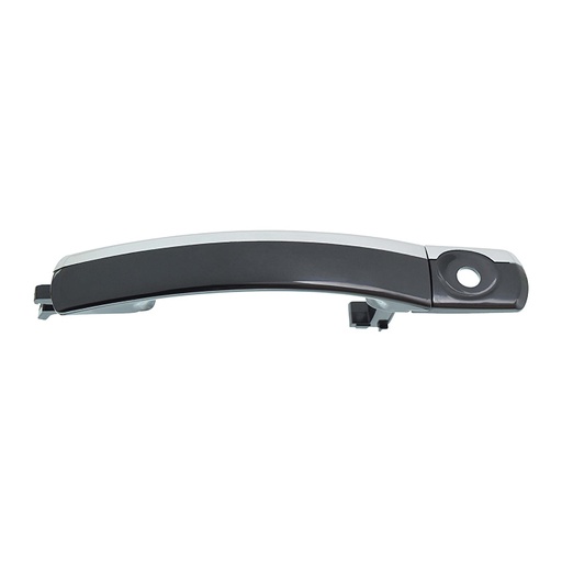 [012-1227-17] MANIJA EXTERIOR FD MONDEO 01-07  CON HOYO PARA LLAVE LISA PARA PINTAR NEGRA/CROMO PLASTICO HUSHAN Izquierdo Delantera  